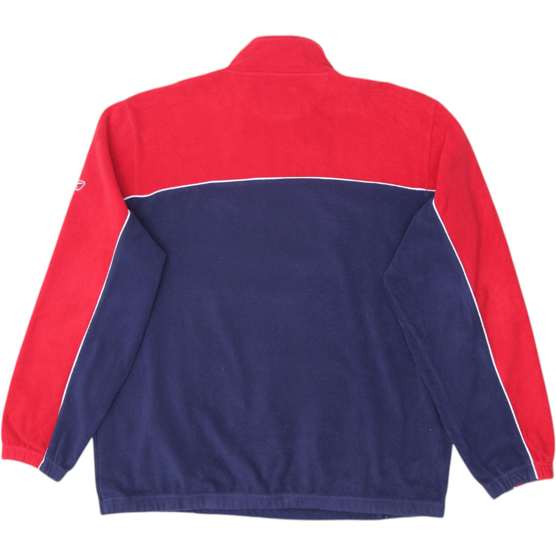 Mens RBK Red Sox Fleece Jacket Red Navy MLB Sportswear Size L