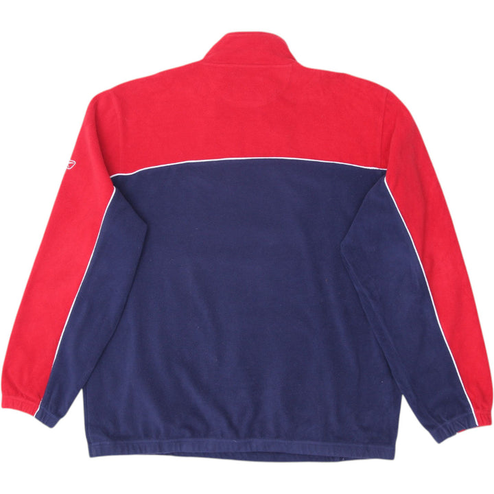 Mens RBK Red Sox Fleece Jacket Red Navy MLB Sportswear Size L