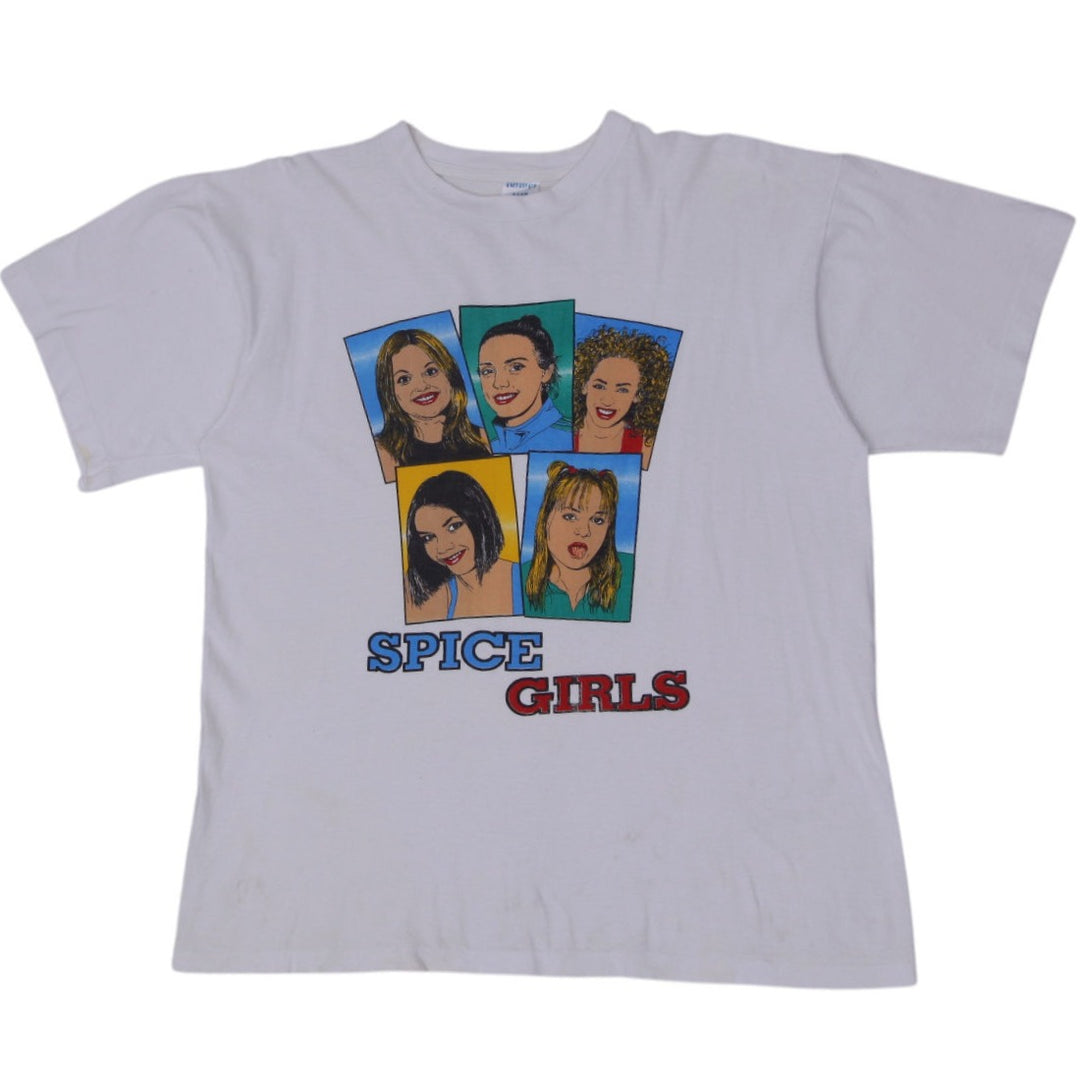 Vintage Spice Girls Girl Group T-Shirt Single Stitch White | Migration_T-Shirts | Fashion Rerun