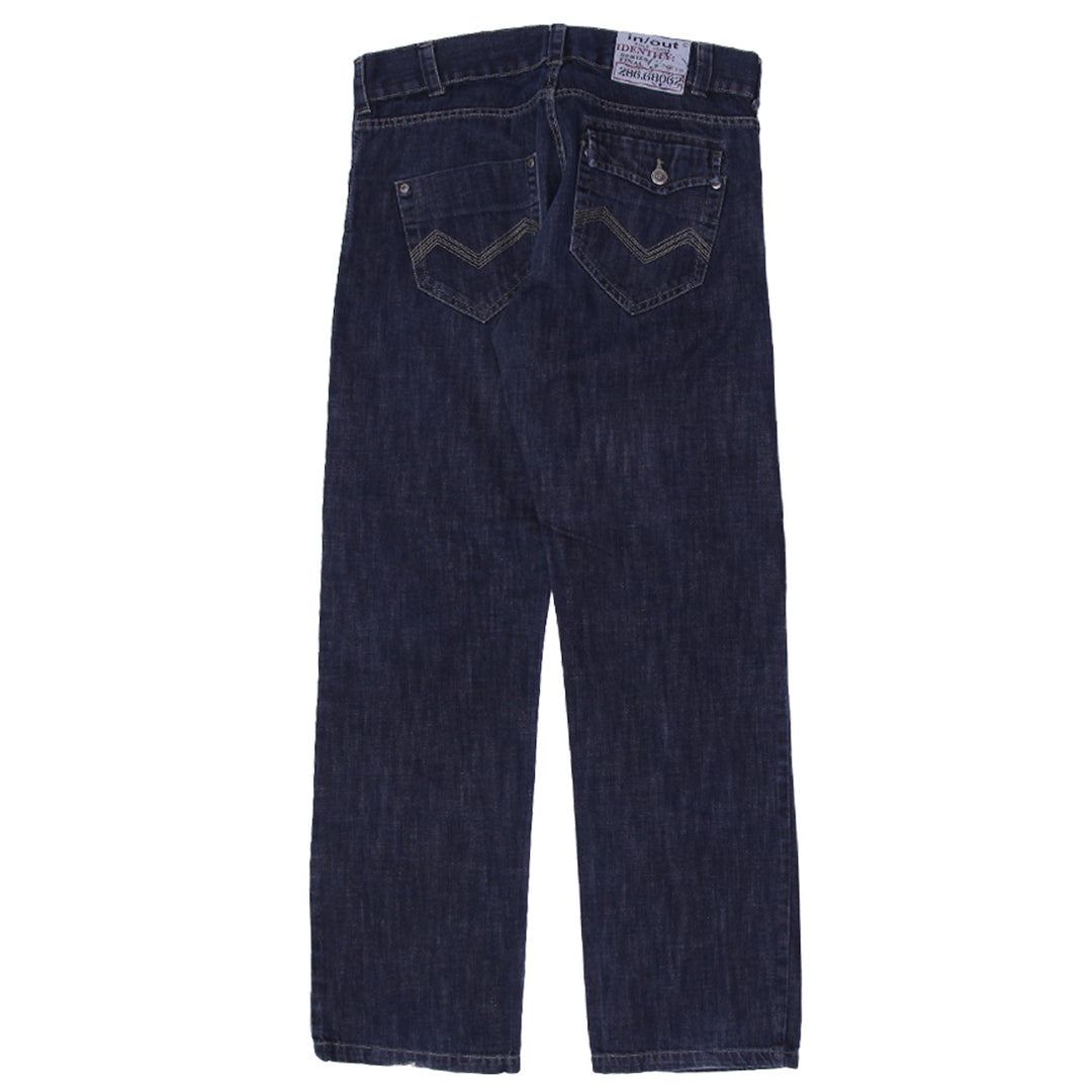 Mens In/Out Design Style & Strength Straight Leg Jeans