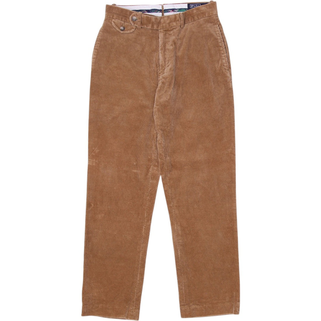 Vintage Mens Polo Ralph Lauren Brown Classic Fit Corduroy Pants Size 32/30 | Migration_Pants | Fashion Rerun