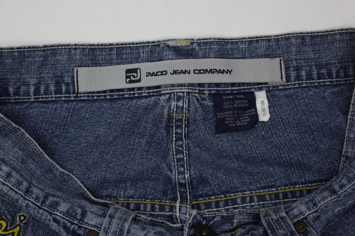 Mens Paco Jeans Loose Fit Baggy Denim Skate Jeans Size W32 L30