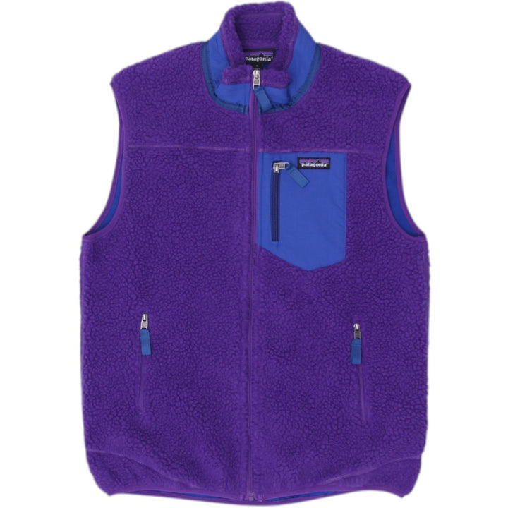 Mens Patagonia Fleece Vest Purple Full Zip Outdoor Warm Medium | Migration_Vests | Fashion Rerun