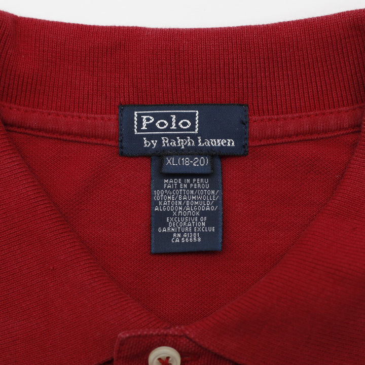 TOUTH Polo Ralph Classic Cotton Piqué Polo T-Shirt Size XL