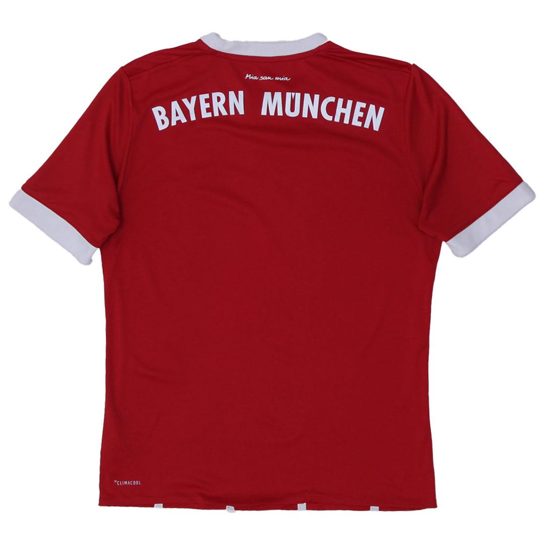 Mens Adidas FC Bayern Munich Home 2017/18 Youth Boys Football Shirt