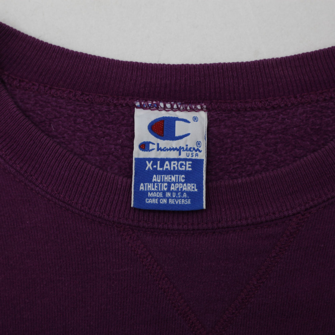 Vintage 90s Champion Crewneck Sweatshirt Made in USA Size XL | Migration_Sweatshirts - Back View | Fashion Rerun