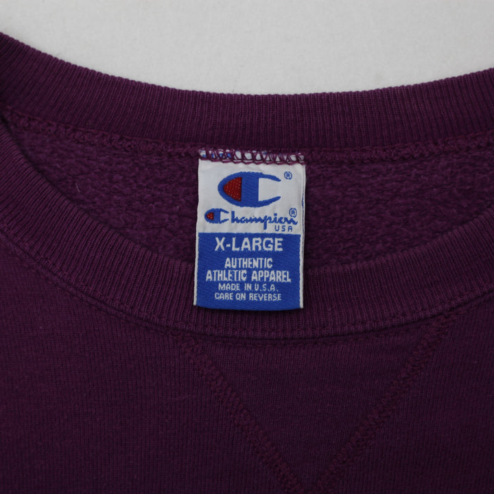 Vintage 90s Champion Crewneck Sweatshirt Made in USA Size XL | Migration_Sweatshirts - Back View | Fashion Rerun
