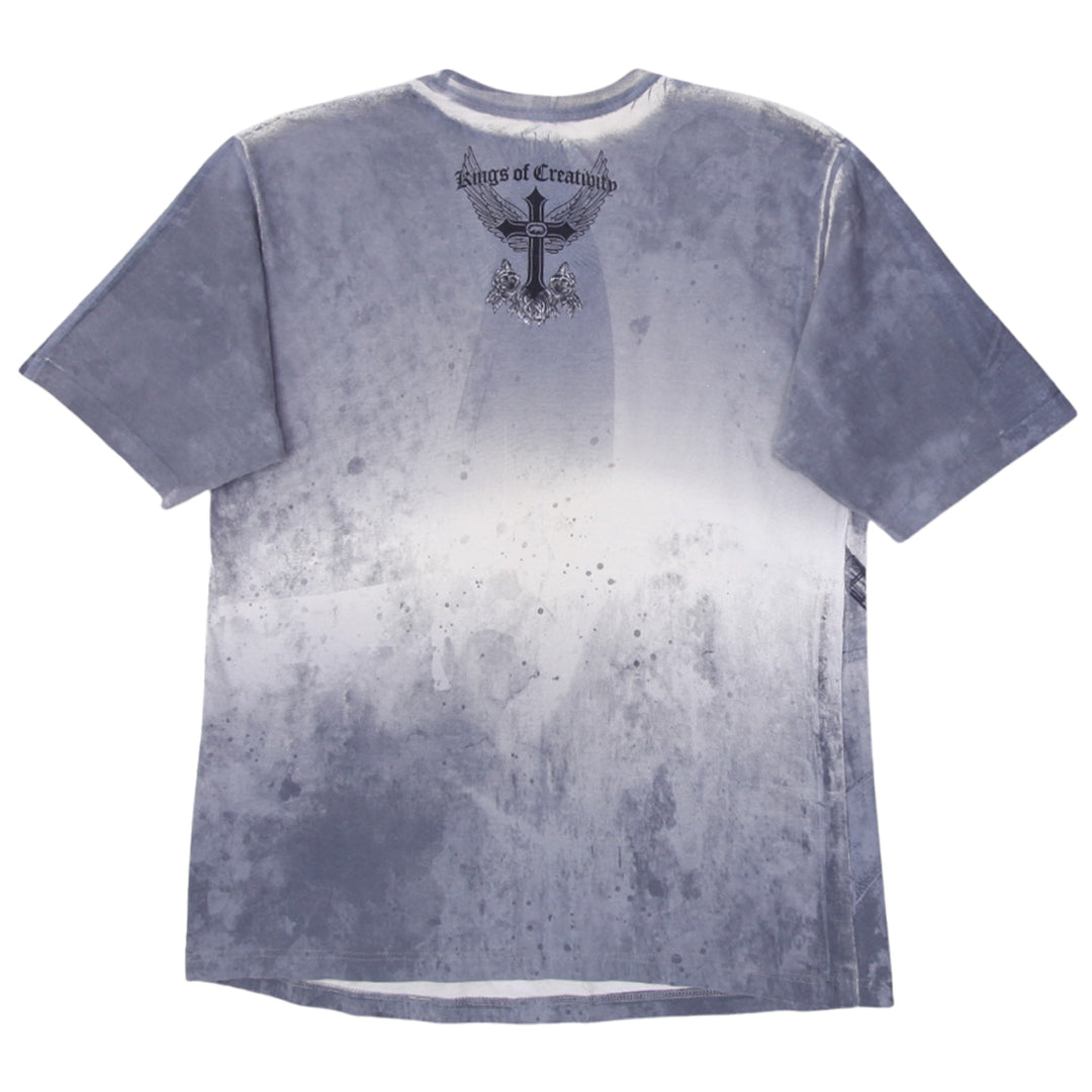 Y2K Mens Ecko Unlimited Eternal Angst AOP T-Shirt