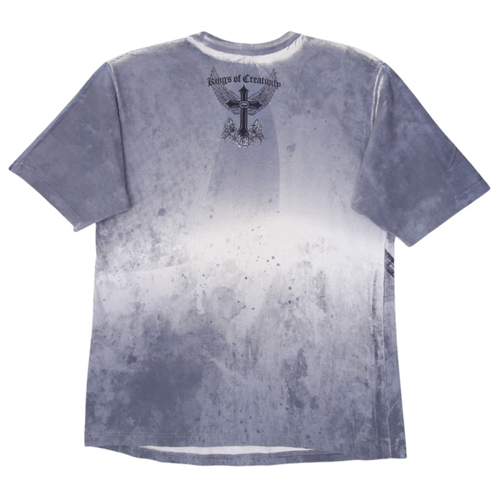 Y2K Mens Ecko Unlimited Eternal Angst AOP T-Shirt