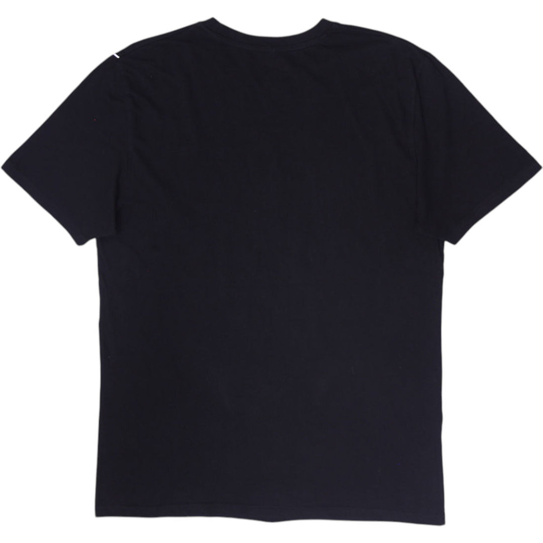 Y2K Mens Southpole Graphic T-Shirt Black Size XL