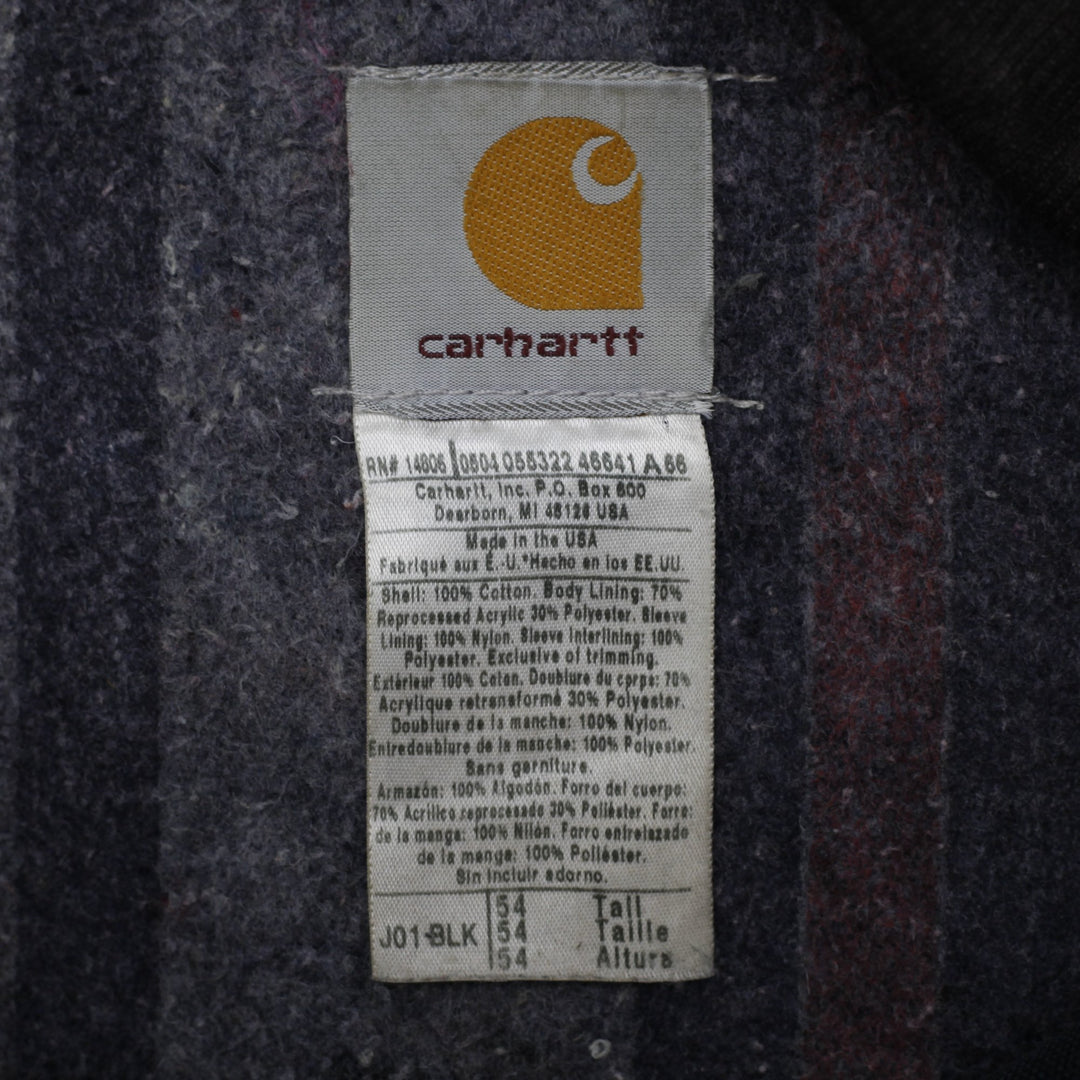 Vintage Mens Carhartt Racing J01 BLK Detroit Jacket Size 54 | Migration_Jackets WW Collection - Back View | Fashion Rerun