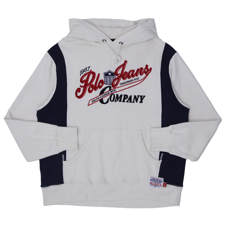 Vintage Polo Jeans Company Ralph Lauren Pullover Hoodie Size L - Fashion Rerun Vintage Migration_Sweaters