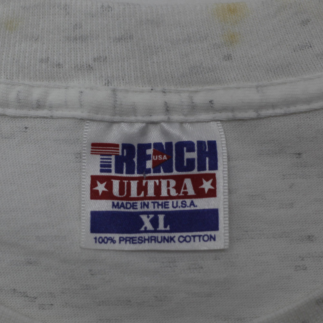 Vintage 1994 Arkansas Razorbacks T-Shirt NCAA Final Four Trench Ultra USA XL