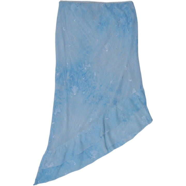 Y2K Ladies Weathervane Embroidered Midi Skirt Size M | Migration_Skirts | Fashion Rerun
