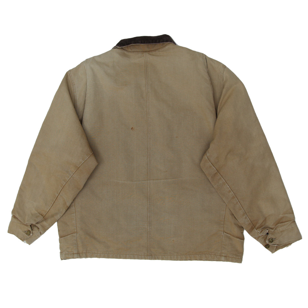 Vintage Tough Duck Brown Chore Jacket | Migration_Jacket UAENAT40 - Side View | Fashion Rerun