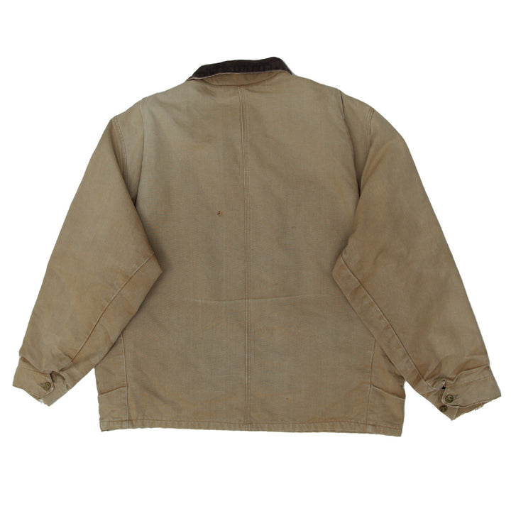 Vintage Tough Duck Brown Chore Jacket | Migration_Jacket UAENAT40 - Side View | Fashion Rerun