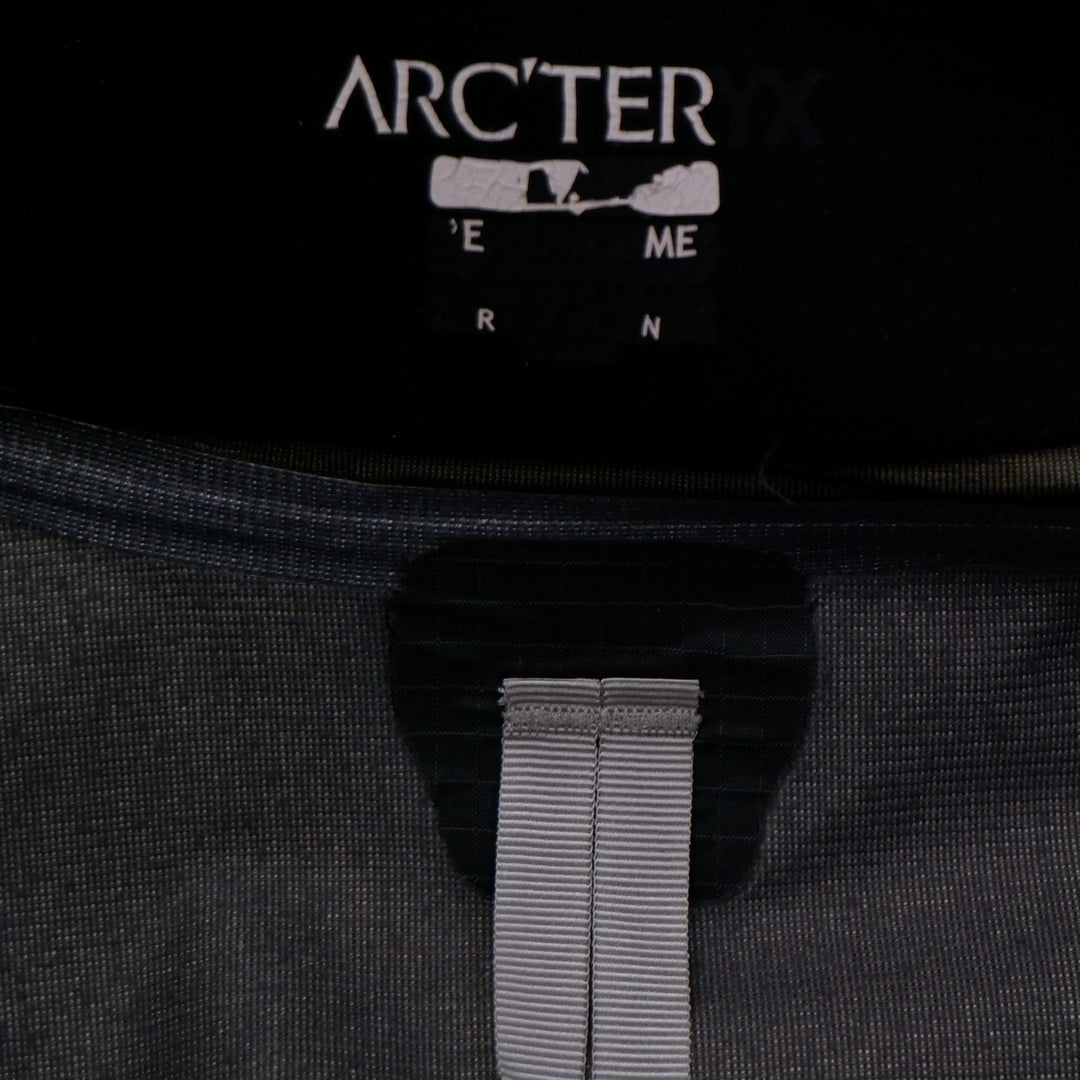 Mens Arc'teryx Gore-Tex Jacket Gray Full Zip Hooded Waterproof Outdoors