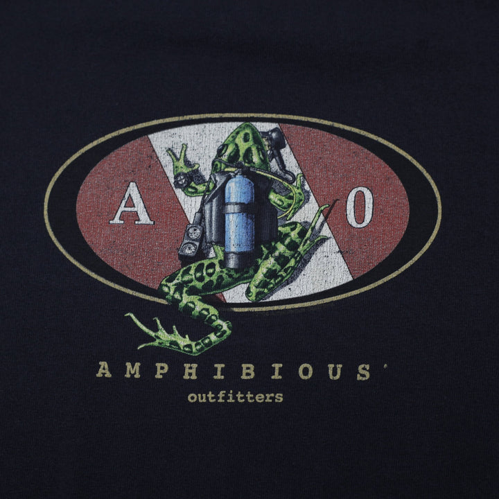 Vintage 2004 Anvil Amphibious Outfitters Scuba T-Shirt Size 2X