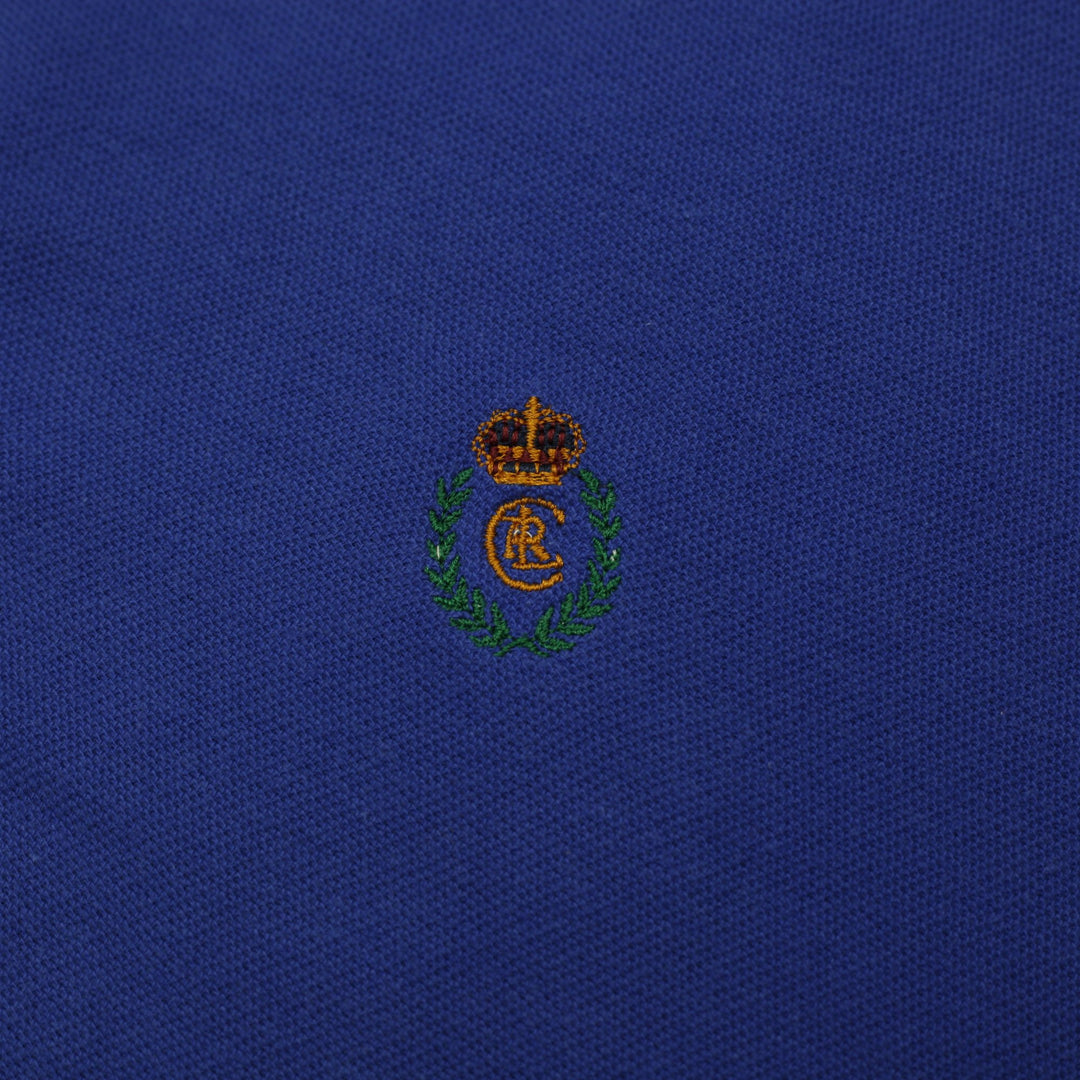Mens Chaps Ralph Lauren Polo Navy Blue Embroidered Logo Cotton Size XL