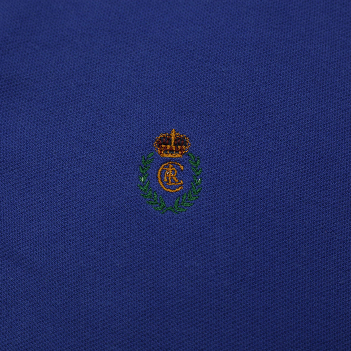 Mens Chaps Ralph Lauren Polo Navy Blue Embroidered Logo Cotton Size XL