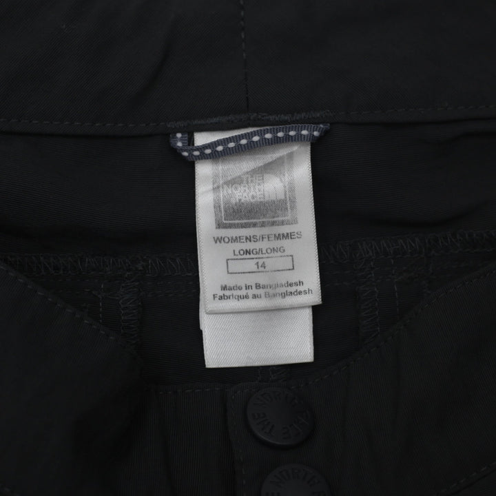 Ladies The North Face Gray Convertible Outdoor Hiking Pants Size 14 | Migration_Pants - Back View | Fashion Rerun