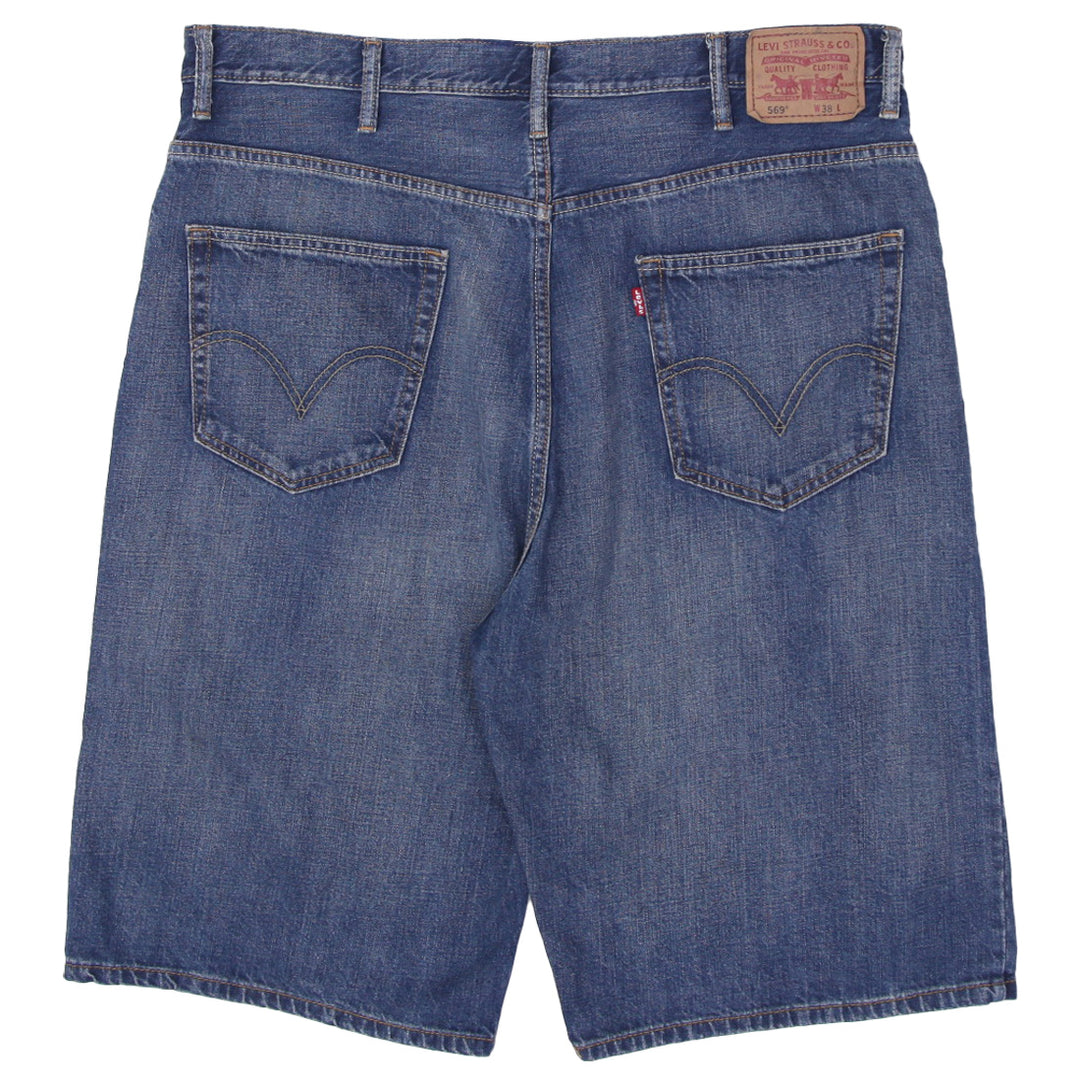 Mens Levi Strauss 569 Loose Straight Denim Shorts