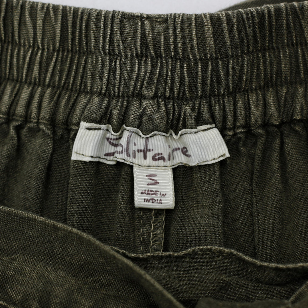 Y2K Ladies Embroidered Boho Chic Wide Leg Pants Size S | Migration_Jeans & Pants - Back View | Fashion Rerun