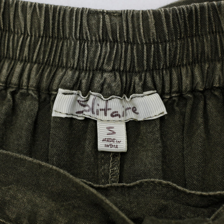 Y2K Ladies Embroidered Boho Chic Wide Leg Pants Size S | Migration_Jeans & Pants - Back View | Fashion Rerun