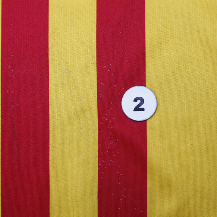 Mens Nike FC Barcelona Qatar Airways Senyera Away Football Shirt Jersey Size L