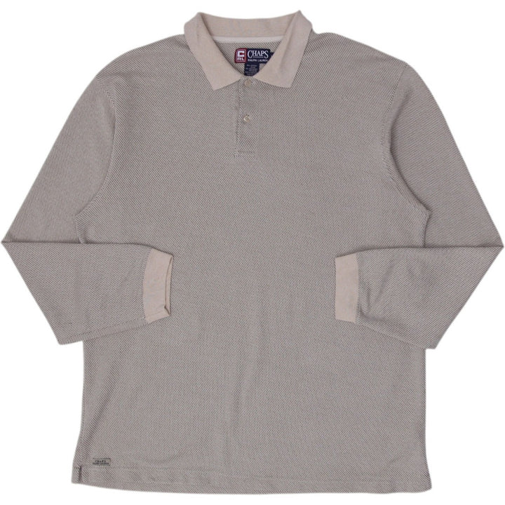Chaps Ralph Lauren Long Sleeve Cotton Casual Polo Shirt L | Migration_T-Shirts | Fashion Rerun