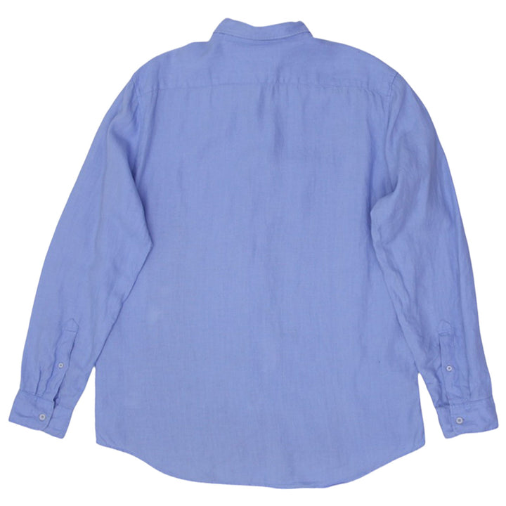 Mens Michael Kors 100% Linen Tailored Classic Fit Shirt