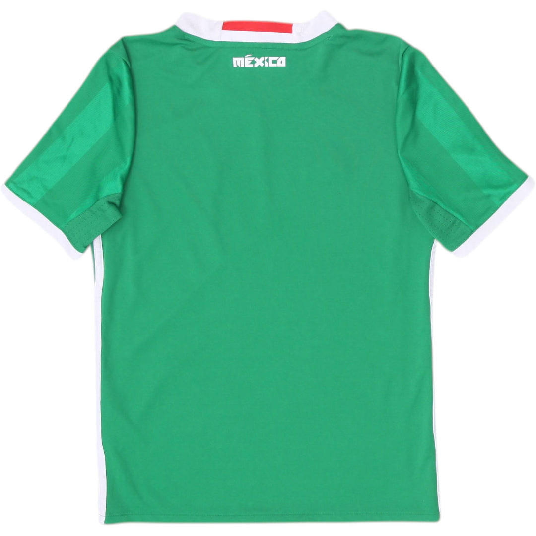 2016 Boys Adidas Mexico Home Soccer Jersey Size M | Migration_Jerseys - Side View | Fashion Rerun