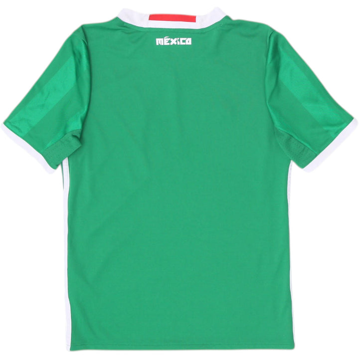 2016 Boys Adidas Mexico Home Soccer Jersey Size M | Migration_Jerseys - Side View | Fashion Rerun