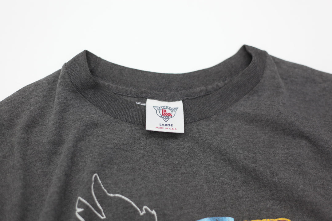 1988 Vintage Harley Davidson Proud To Be American T-Shirt S.Stitch Made in USA L