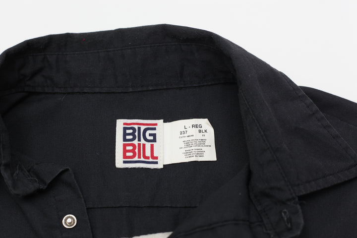 Vintage Big Bill Button Short Sleeve Shirt | Migration_Shirt UAENAT40 - Back View | Fashion Rerun