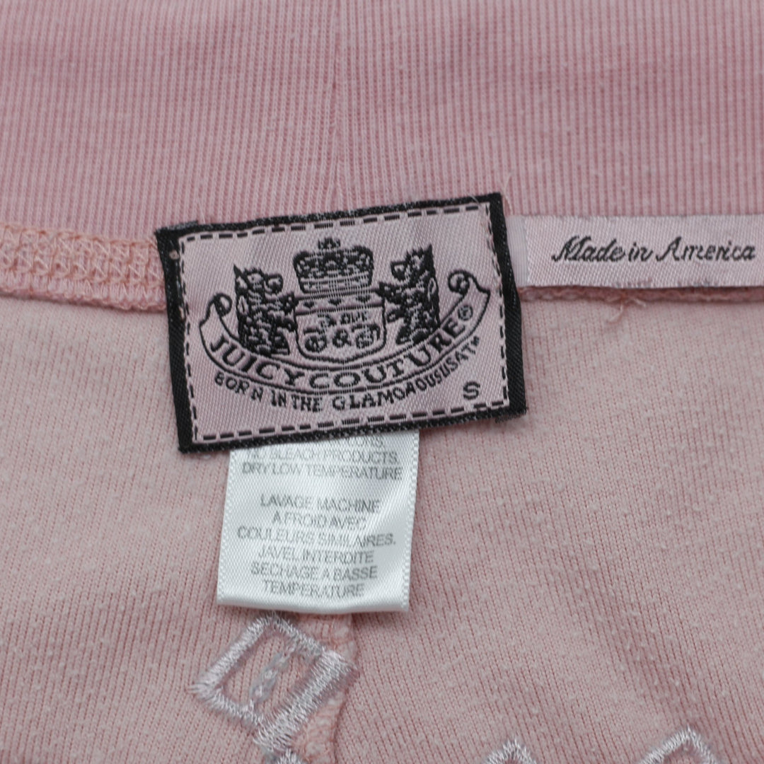 Y2K Ladies Juicy Couture Sweatpants Pink Velour Emblem