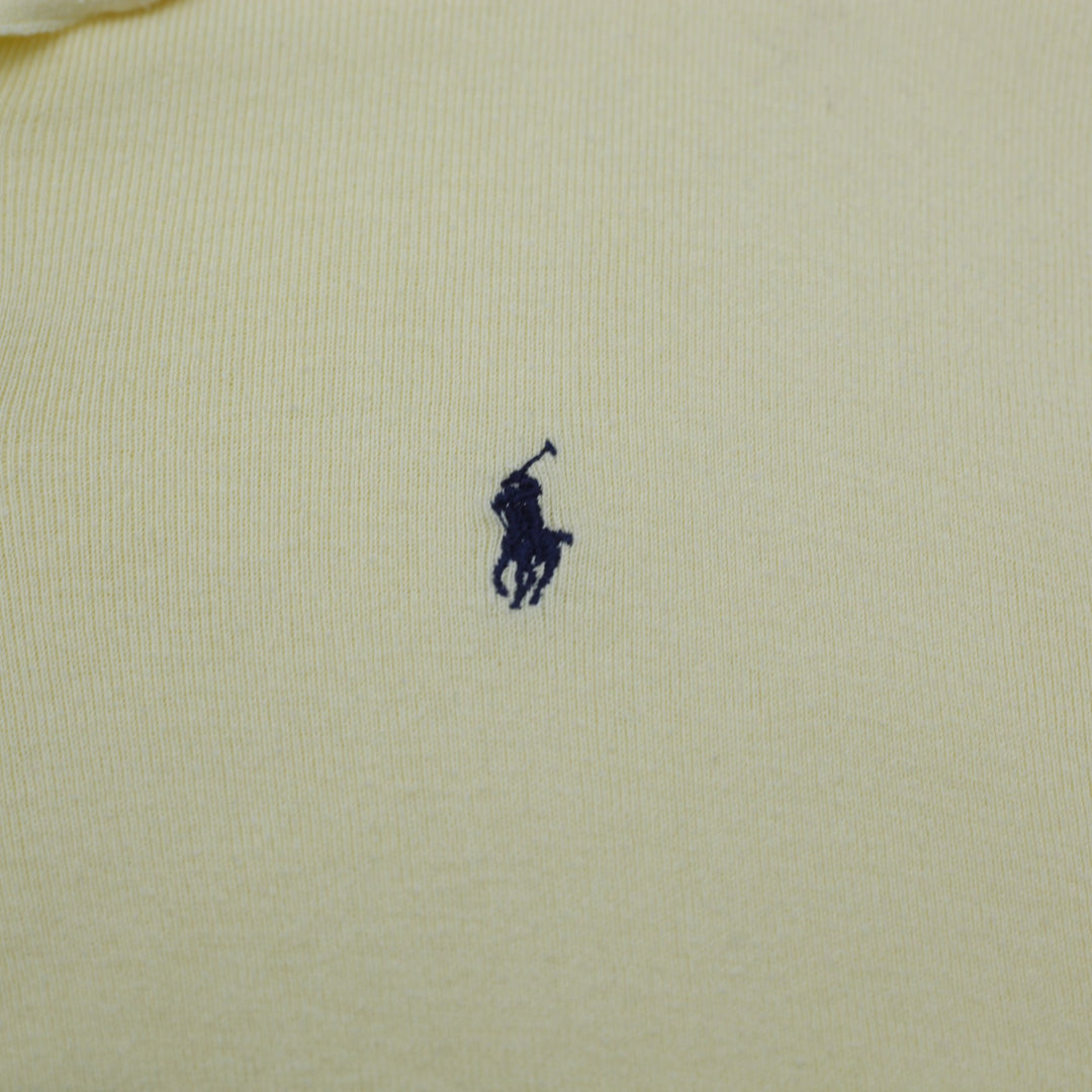 Vintage Mens Ralph Lauren Pima Cotton Embroidered Polo Sweater Size L