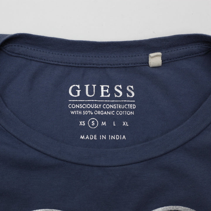 Y2K Ladies Guess Heart Logo Graphic tee Size S