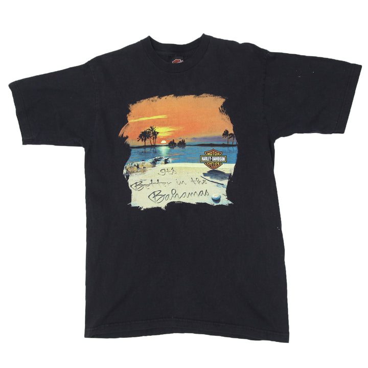 Vintage Harley Davidson Bahamas T-Shirt Black L