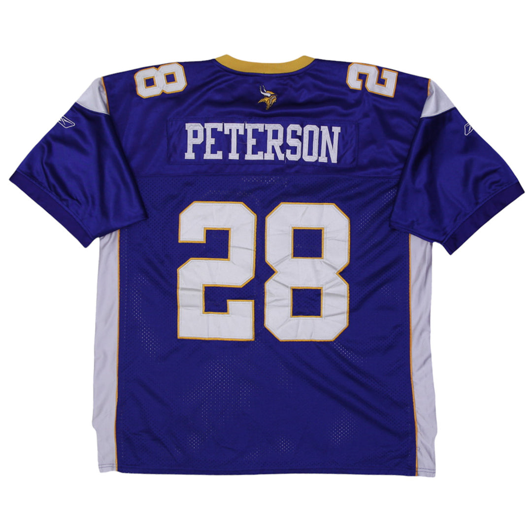 Vintage Reebok Minnesota Viking Peterson 50th Anniversary Jersey