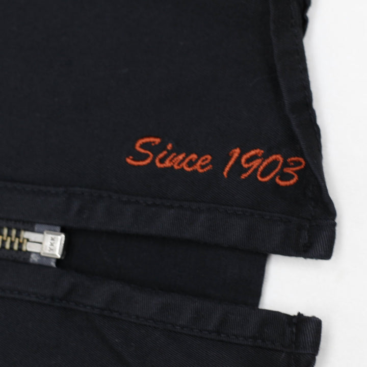 Y2K Ladies Harley Davidson Top Black Embroidered Logo Full Zip M | Migration_Y2K Tops - Detail View | Fashion Rerun