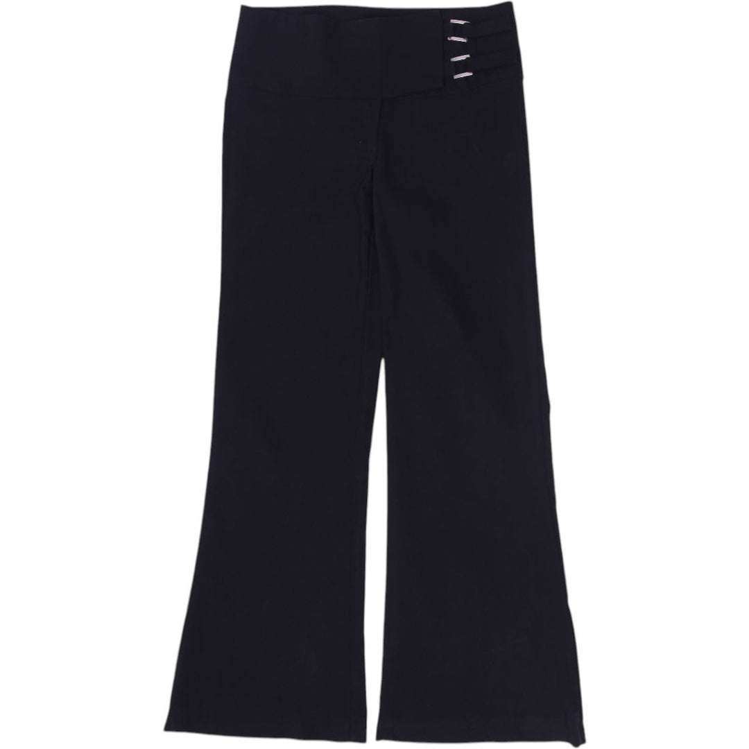 Y2K Ladies Suzy Flared High Waist Stylish Pants Size S