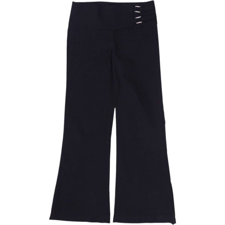 Y2K Ladies Suzy Flared High Waist Stylish Pants Size S