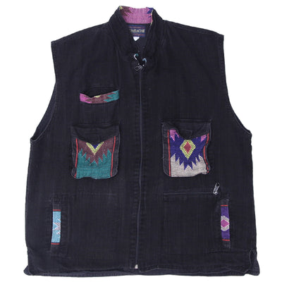Vintage El Huarache Guatemala Full Zip Vest | Migration_Vests | Fashion Rerun