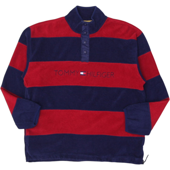 Vintage Tommy Hilfiger Fleece Striped Jacket
