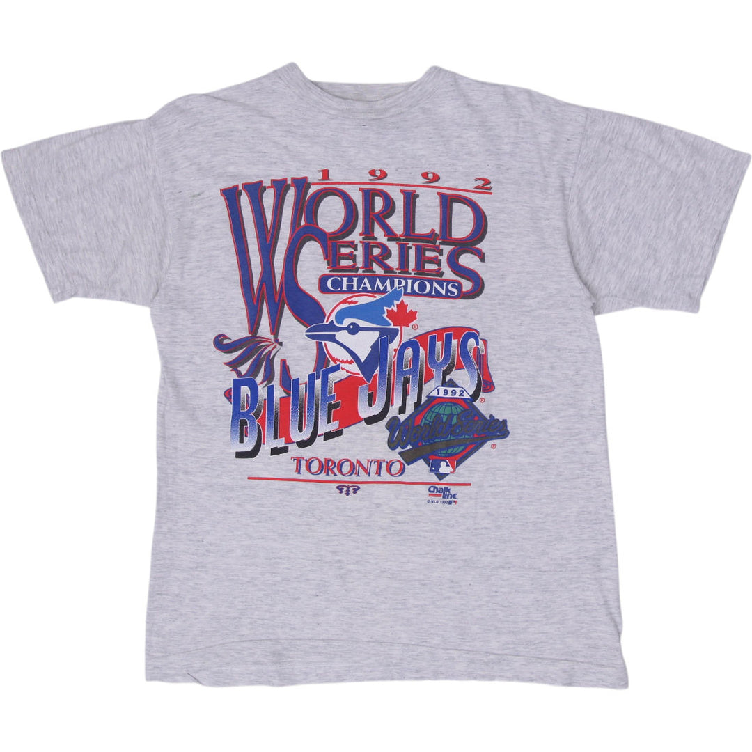 Vintage 1992 Toronto Blue Jays World Series Champs T-Shirt Size M | Migration_T-Shirts | Fashion Rerun