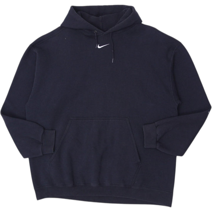Vintage Embroidered Nike Center Swoosh Black Pullover Hoodie Made In USA XL | Migration_Hoodies | Fashion Rerun