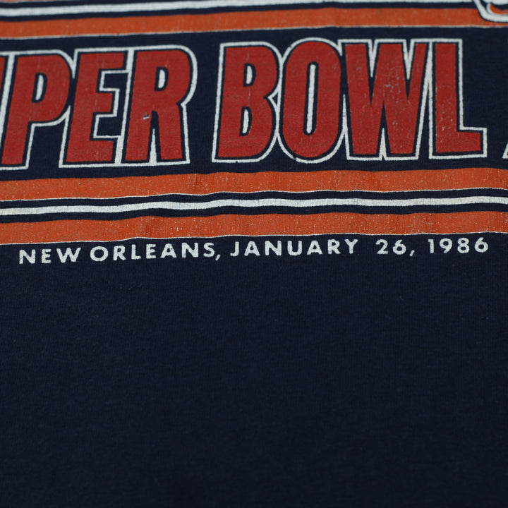 Vintage 1986 Signal Chicago Bears Super Bowl XX T Shirt Size S