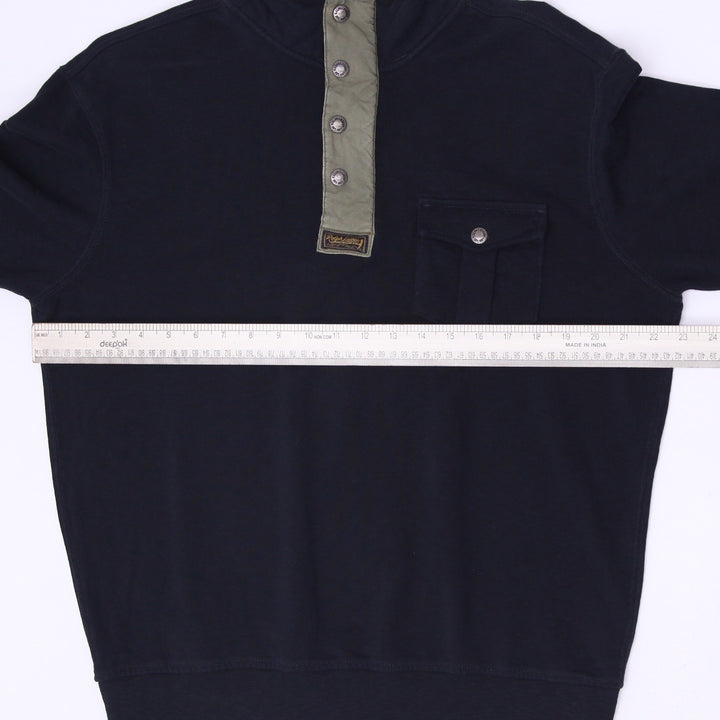 Vintage Polo Ralph Lauren Snap Button Pullover Sweatshirt Size L