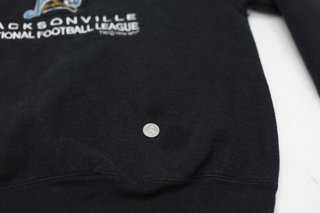 Vintage Salem Jacksonville Jaguars Embroidered Crewneck Sweatshirt Made In USA - Fashion Rerun Vintage Migration_Sweaters